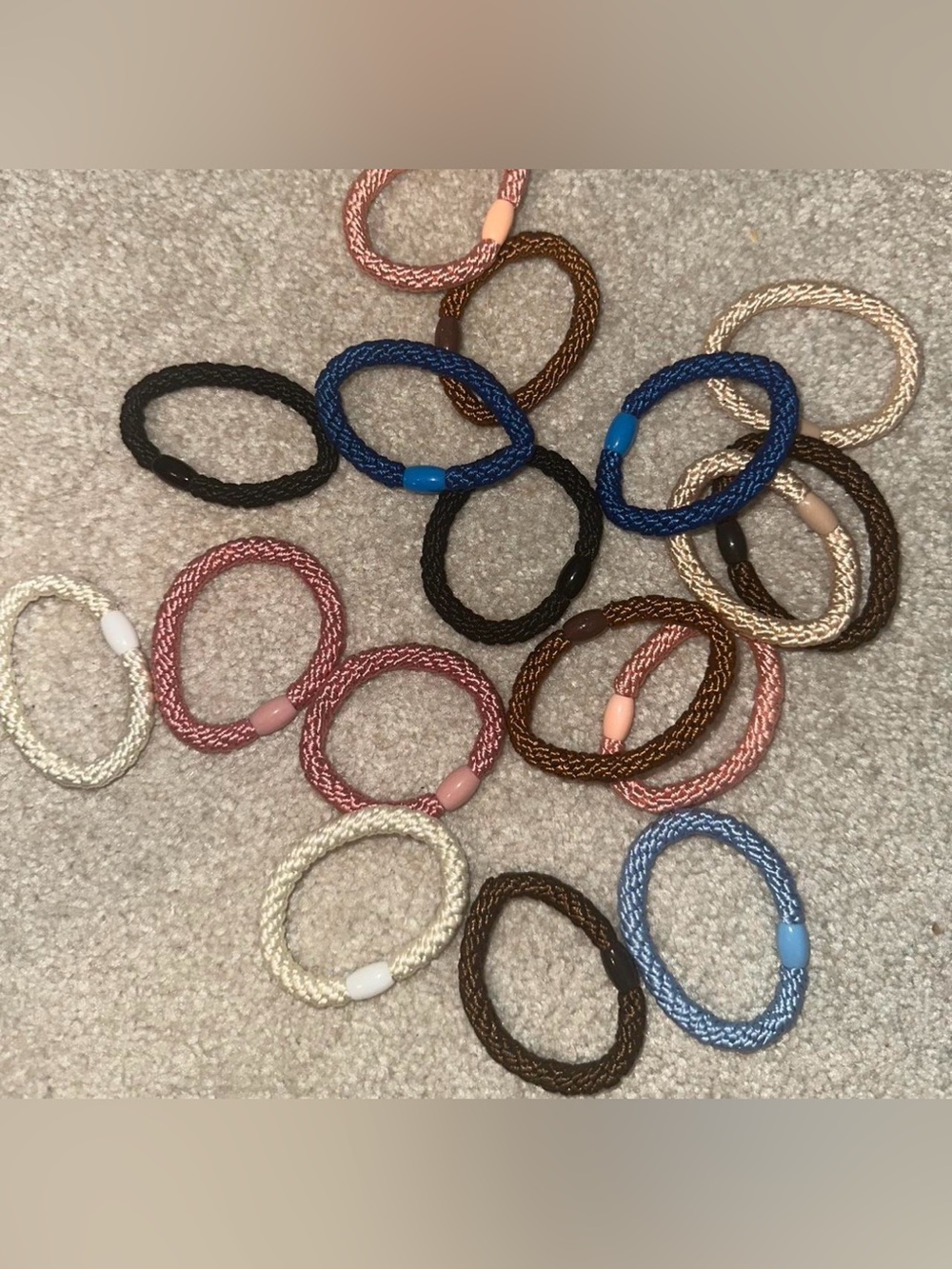 Everyday Braided Elastic Hair Ties - Multi-Color Set